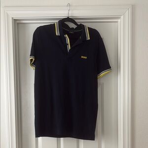 BOSS Men's Navy blue Polo Shirt